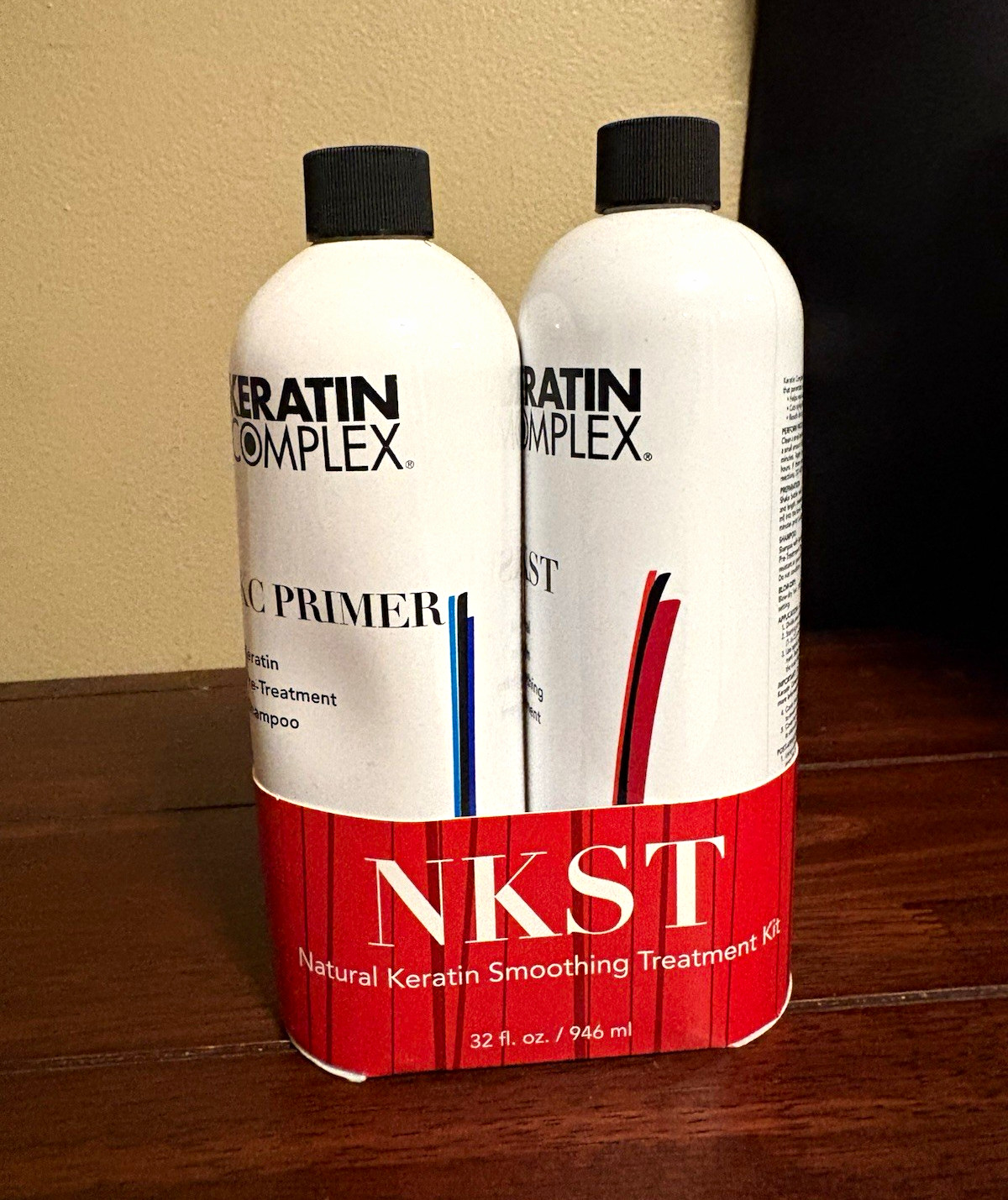 Keratin Complex NKST Keratin Smoothing Treatment Liquid Anti-Frizz 32 fl oz