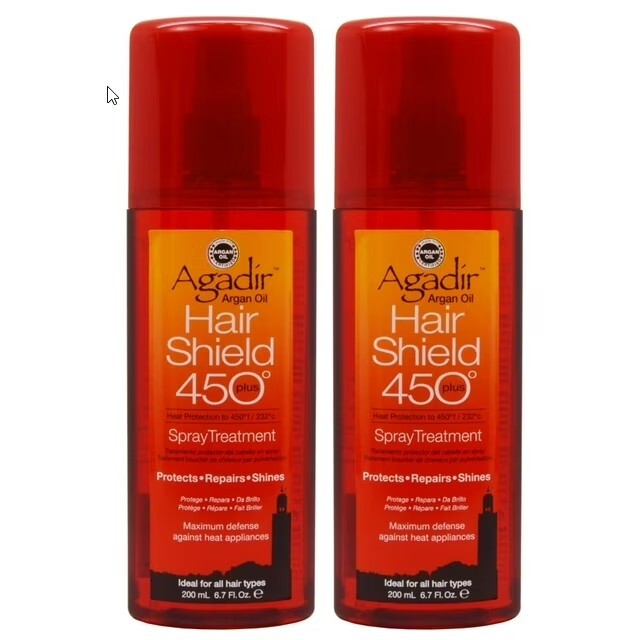 Agadir Argan Oil Hair Shield 450 Spray Treatment 6.7 oz (2 Pack)
