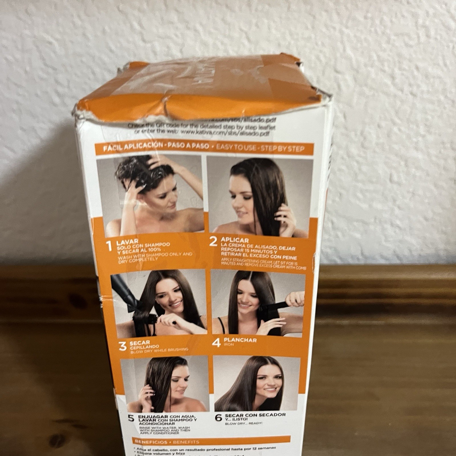 Kativa Brazilian Straightening Kit 12 Weeks of Home Use Professional Keratin