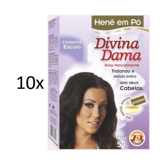 Lot of 10 Henê Dark Brown Brunette Powder Henna Straightening 50g – Divina Dama