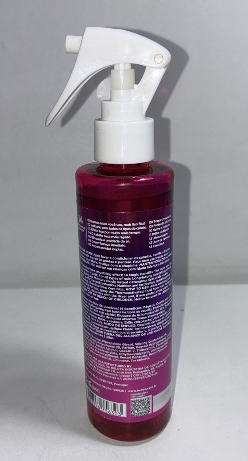 Lowell Liso Mágico Keeping Liss Thermo activated Fluid 200ml/6.76fl.oz