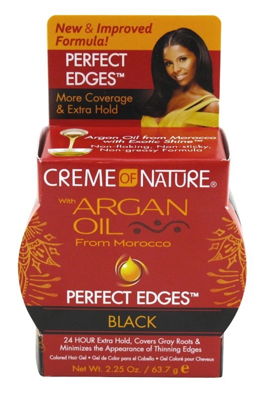 Creme Of Nature Argan Oil Perfect Edges Black 2.25 Ounce