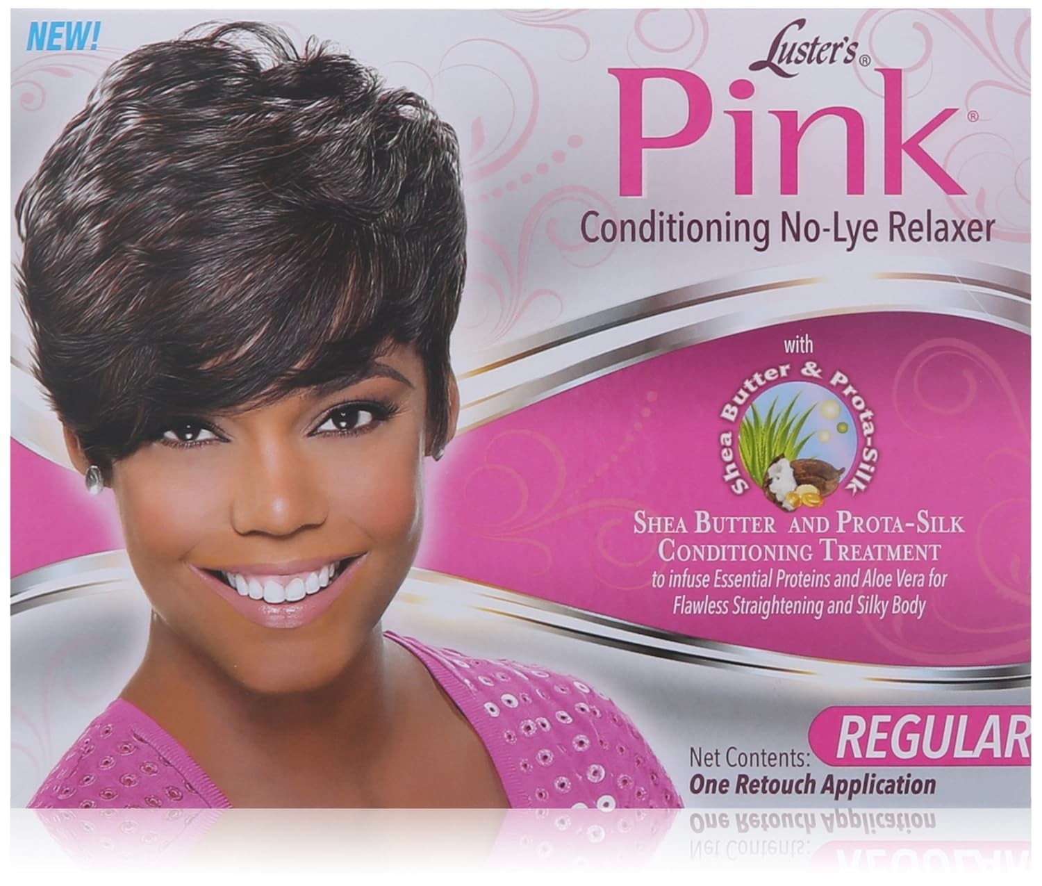 Pink Luster’s Conditioning No-lye Relaxer Kit, Regular, 1 Application