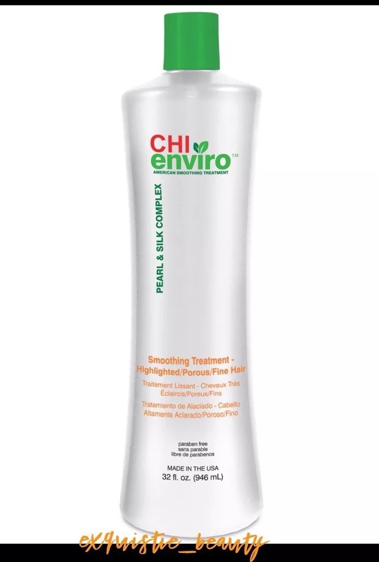Chi Enviro Smoothing treatment highlight, colored, virgin, Shampoo, You choose.