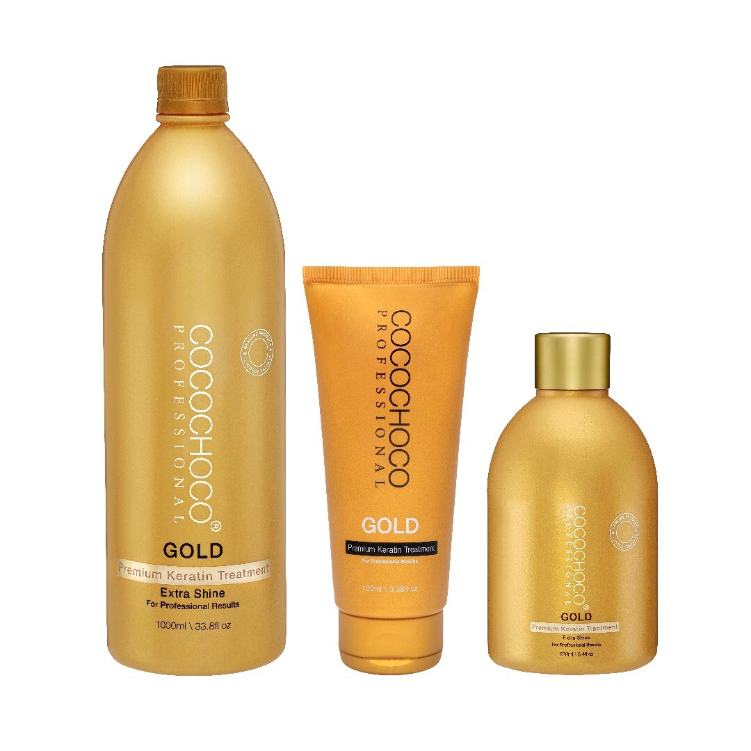❤❤ COCOCHOCO Pro GOLD Brazil Keratin Hair Straight Salon Treatment 24k 2000ml 2L