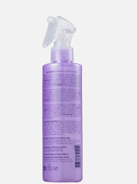 4x Cadiveu Plastica dos Fios Liso Magico Gradual Smooth Serum Treatment 215ml