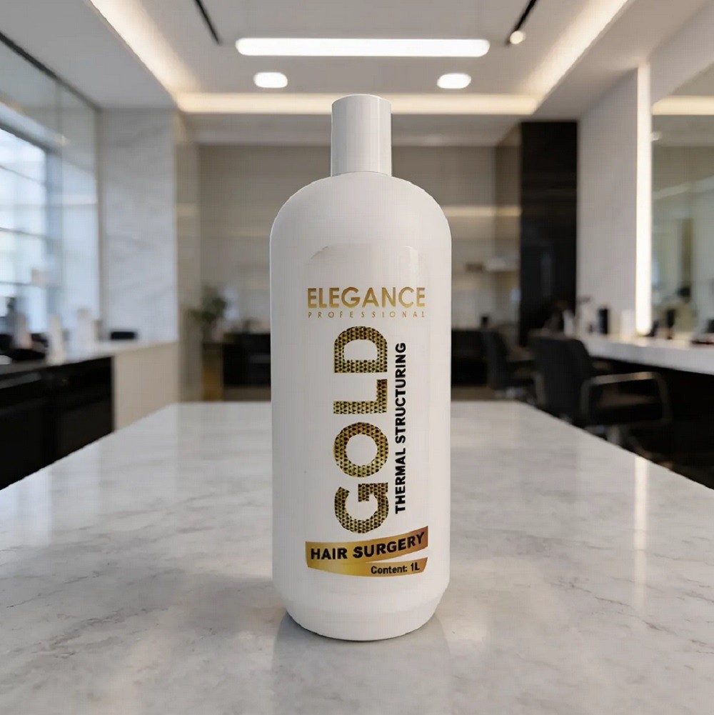 Elegance Gold Hair Surgery 1L Keratin Smoothing Treatment Anti Frizz Straighten