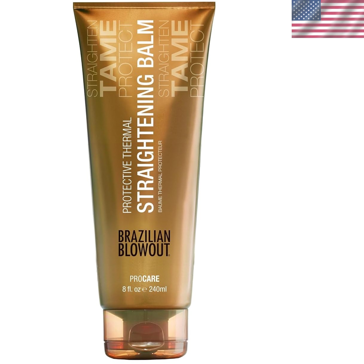 8 Oz Blowout Protective Balm: Straightens Curls, Tames Frizz & Protects Hair