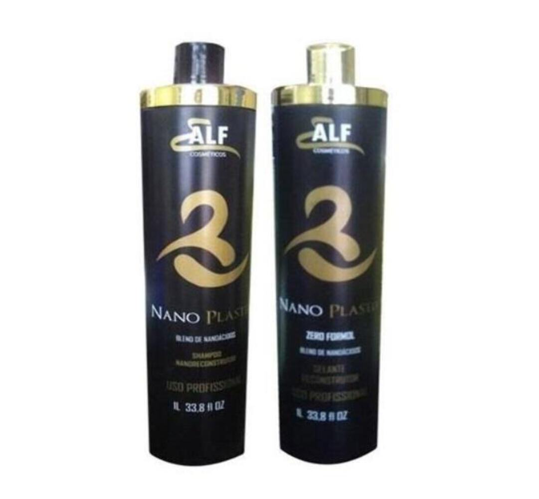 Nano Hair Plastic Natural Smooth Effect Reconstructor Kit 2×1 – Alf Cosmetics