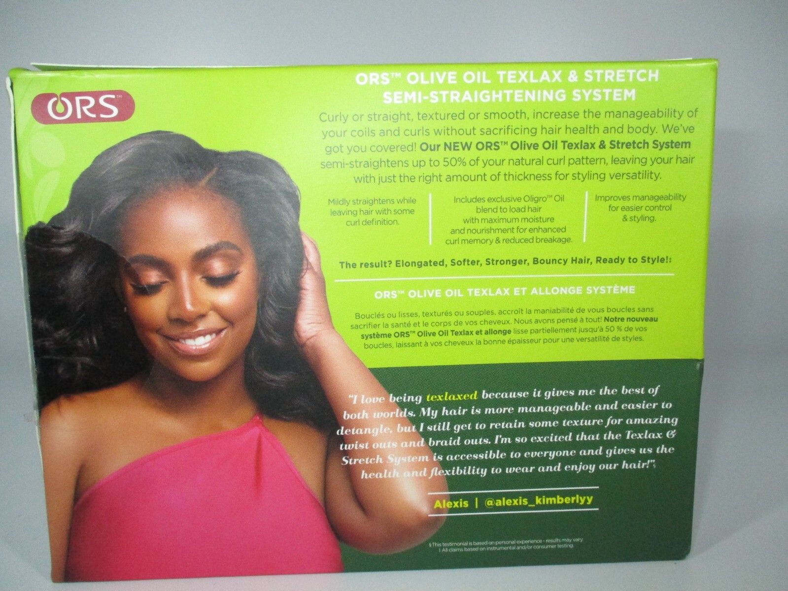 ORS Olive Oil TexLax & Stretch Semi- Straightening System For All Hair Types.