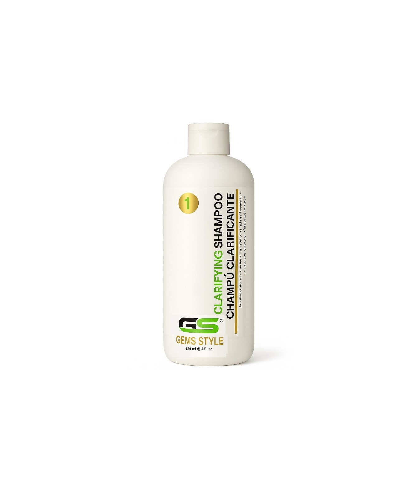 GS GEMS STYLE Clarifying Shampoo – Champú Clarificante 4 oz/ 120ML
