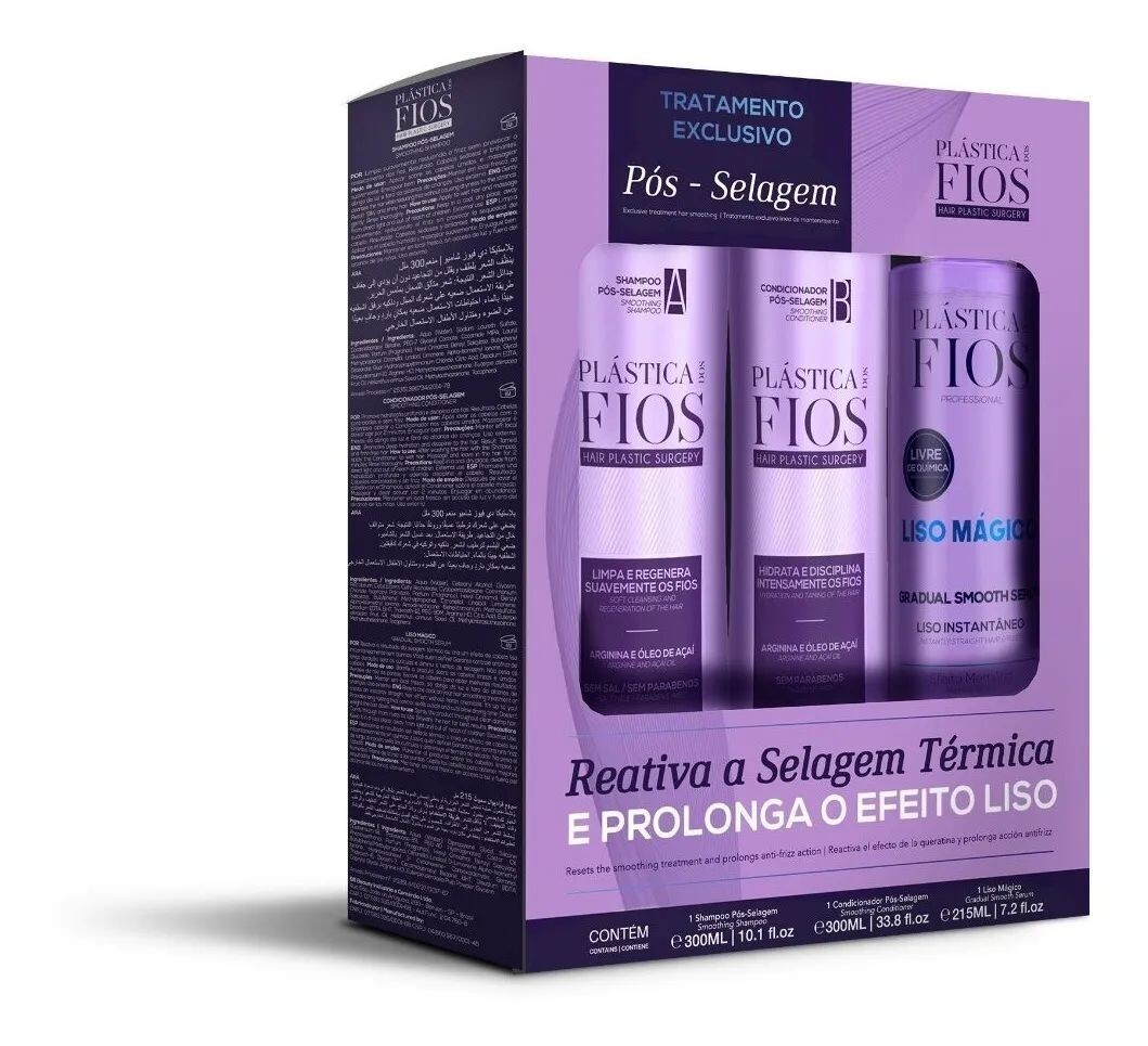 Cadiveu Plastica Dos Fios Brazilian Keratin Hair Treatment Choose Your Kit