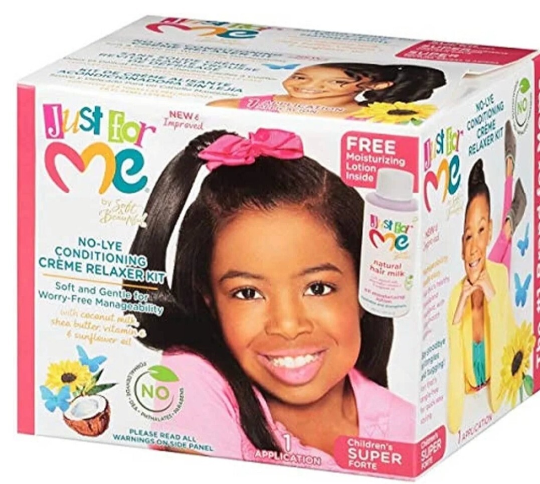 SOFT & BEAUTIFUL JUST FOR ME NO-LYE CONDITIONING Ceam KIT SUPER