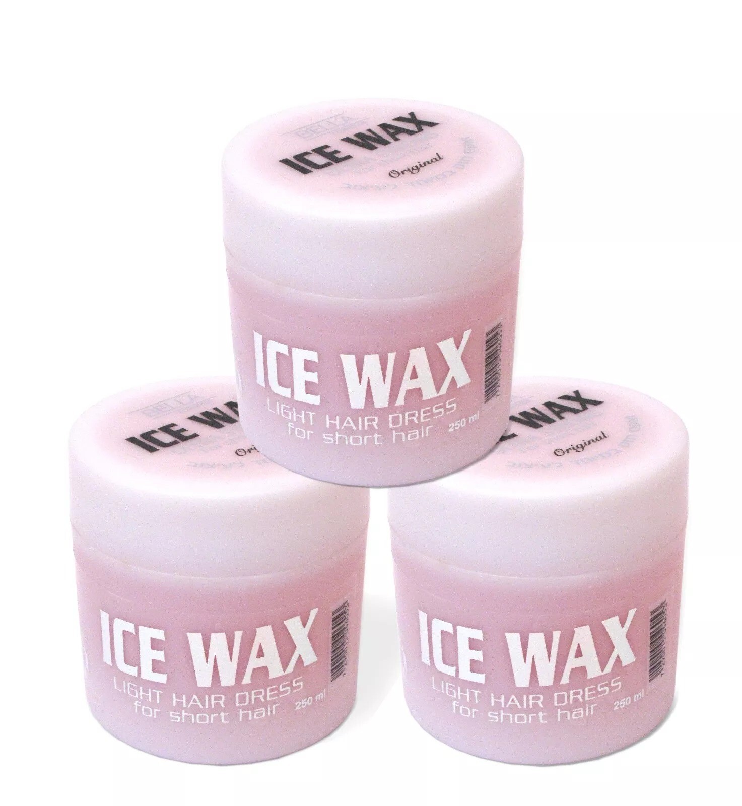 3 x ICE WAX ULTRA STRONG FOR SHORT HAIR 250ml Each – Hair Styling Wax
