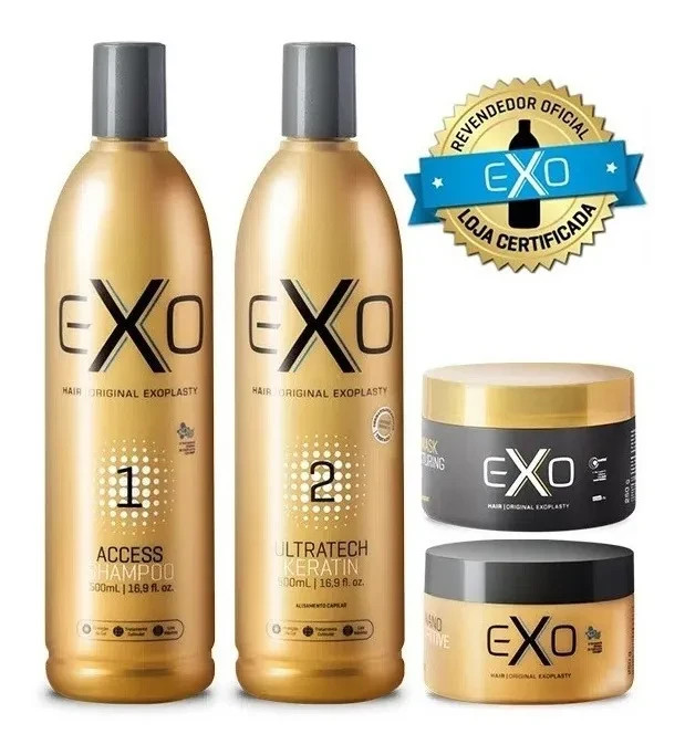 Ultratech Exoplasty Kit 2x500ml + Hydrating And Reconstructing Masks 2x250g