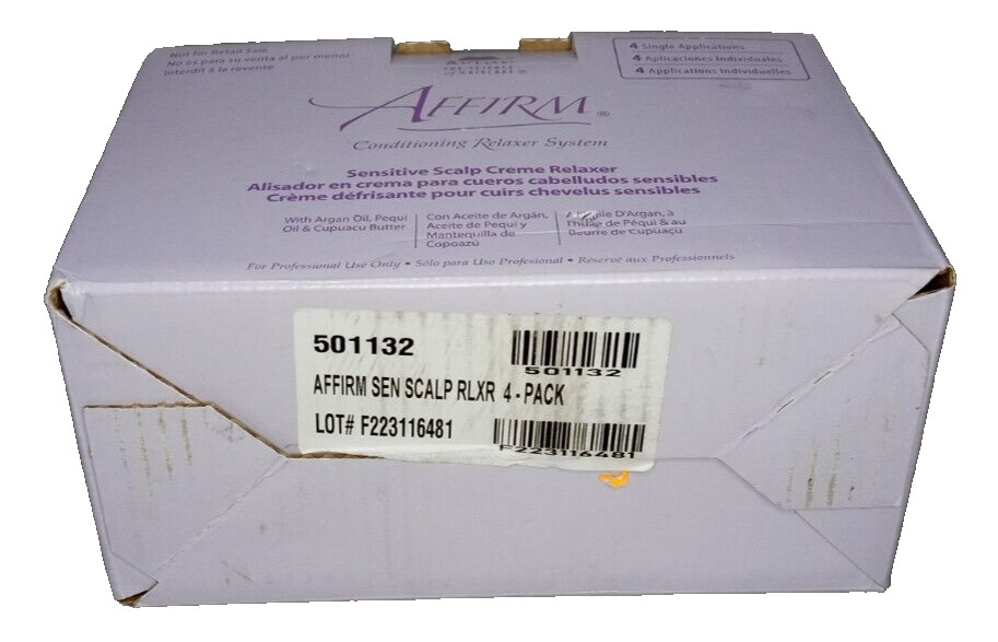 Avlon Affirm Conditioning Relaxer System Scalp Creme 4 Single Applications