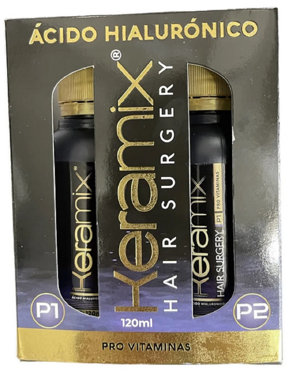 Cirugía Capilar Keramix Sin Formol 120ml – Ácido Hialurónico Alisado Orgánico