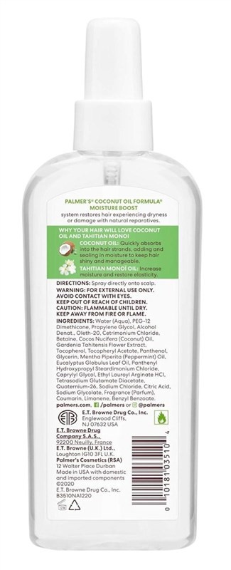 Palmers Coconut Oil Strong Roots Spray 5.1 Ounce
