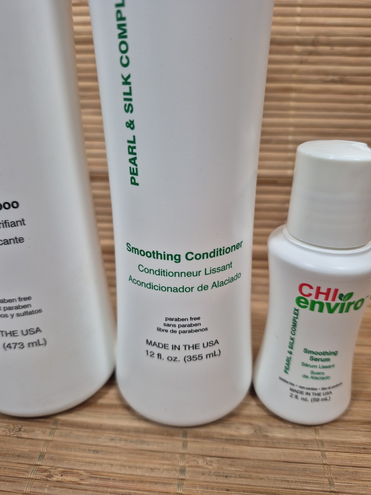 CHI enviro™ Purity Shampoo 16 oz, Smoothing Conditioner 12 oz & Serum 2 oz Set
