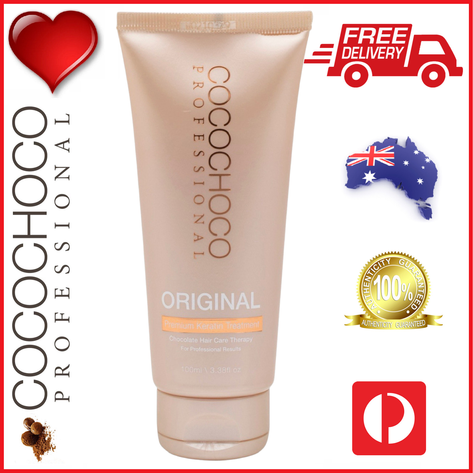 ❤❤ COCOCHOCO Pro ORIGINAL Brazilian Keratin Straight Hair Salon Treatment 100ml