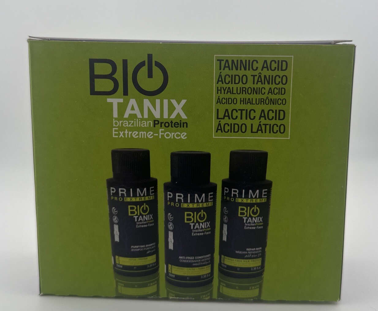 Bio Tanix Extreme Hair Streight Protein Tanino Acid Treatment 3x100ml Prime Pro