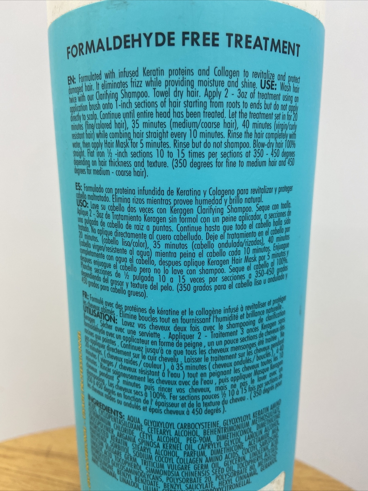 Keragen Smooth Keratin Formaldehyde Free Treatment 32 oz