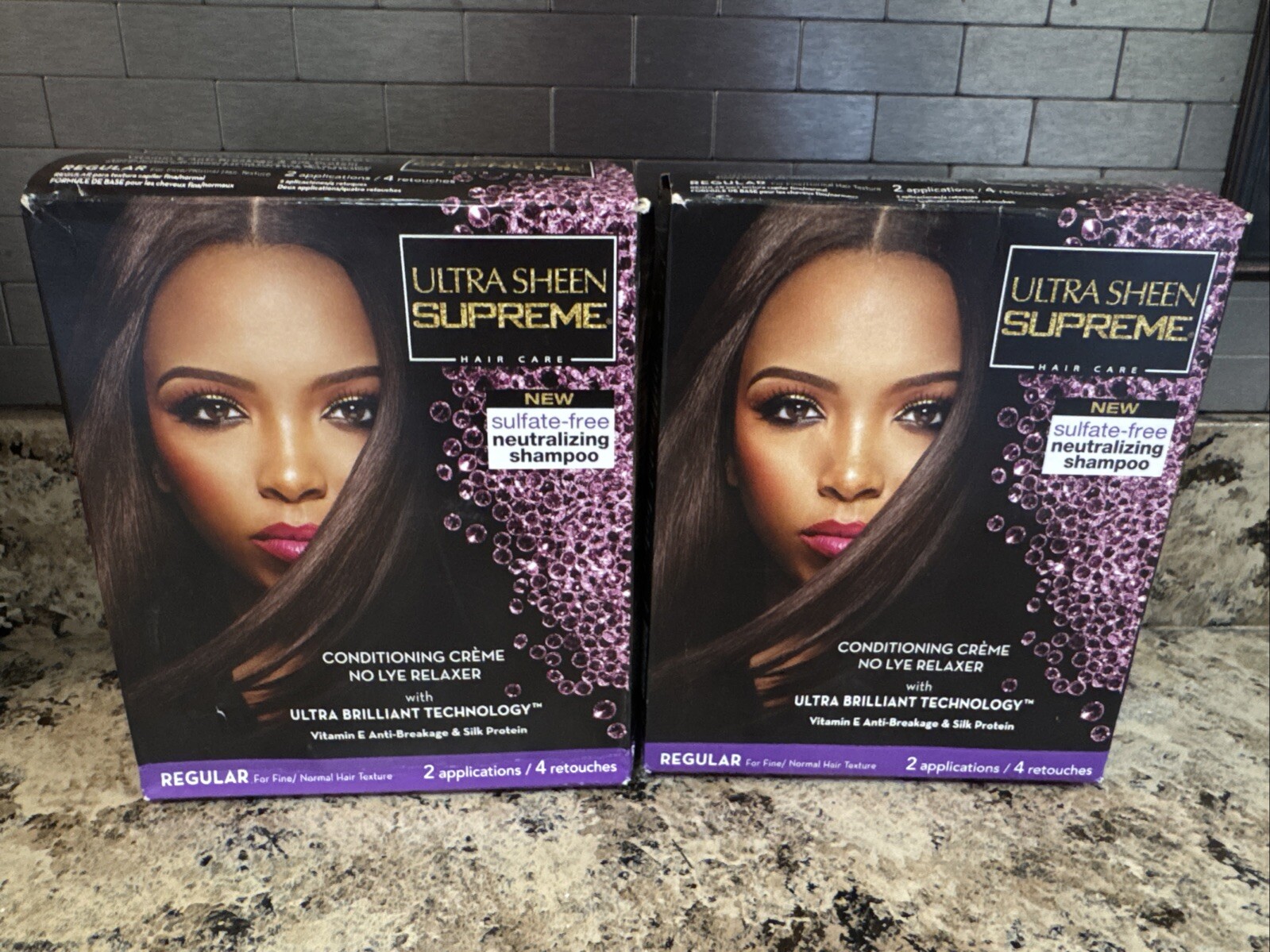 2PK Ultra Sheen Supreme Conditioning Creme No Lye Relaxer ~ EXP 4/27~ FAST SHIP