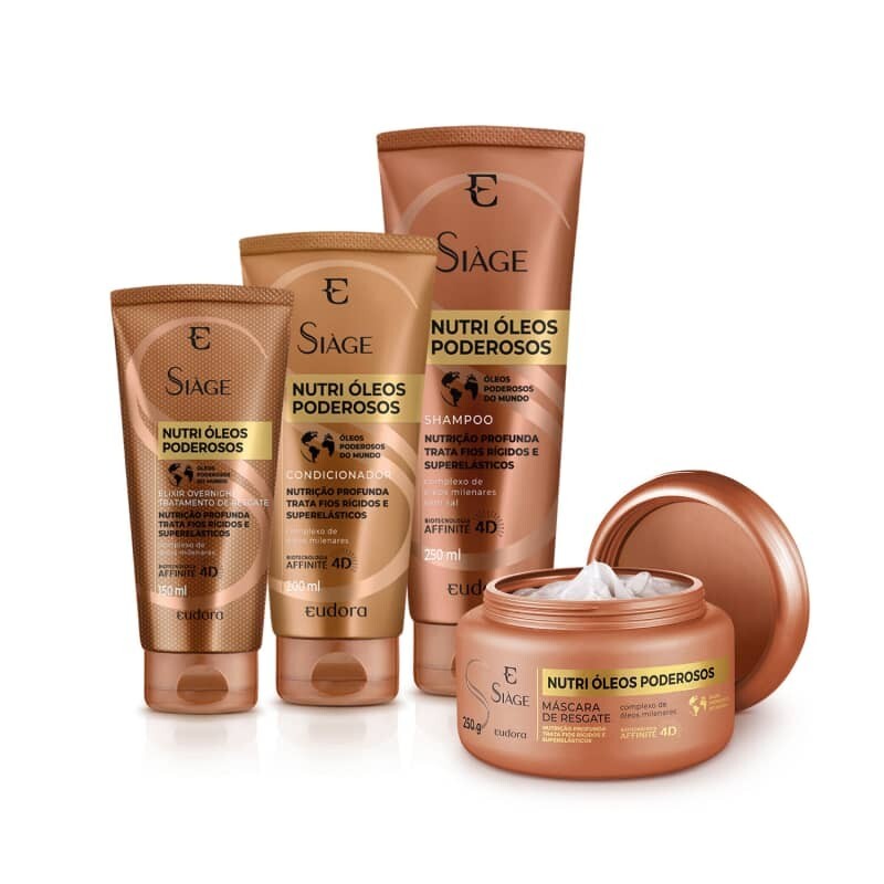 EUDORA KIT SIÀGE NUTRI POWERFUL OILS (4 PRODUCTS)