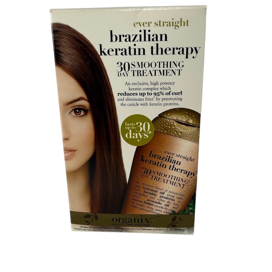OGX Organix Ever Straight Brazilian Keratin Therapy 30 Day Smoothing Treatment