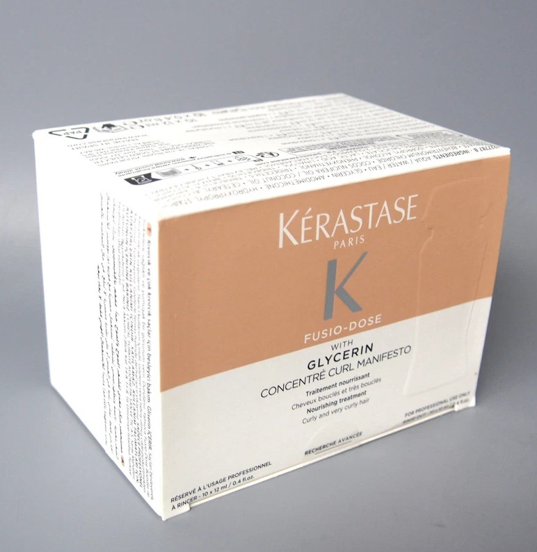 Kerastase Fusio-Dose Concentre Curl Manifesto With Glycerin 10 vials 0.4oz/12ml