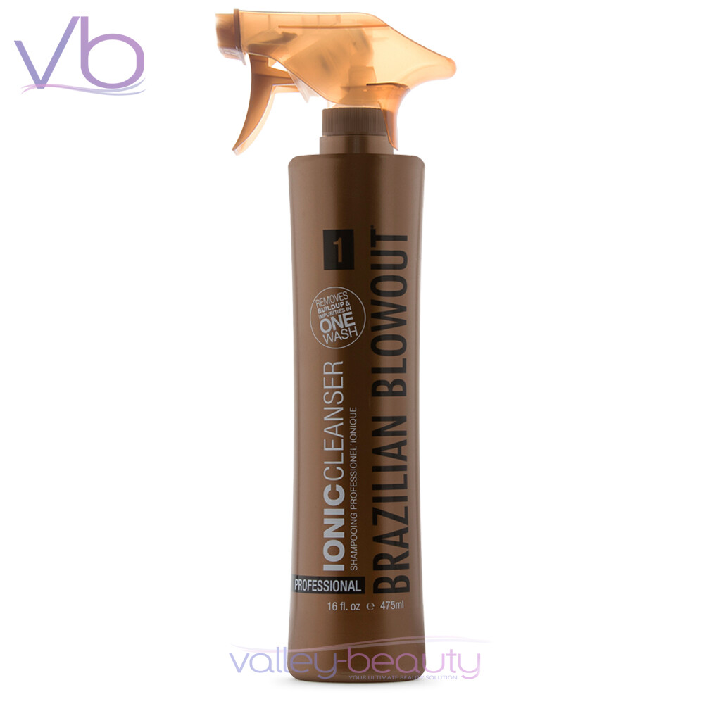 BRAZILIAN BLOWOUT Ionic Cleanser Spray 475ml | Anti Residue Professional Shampoo