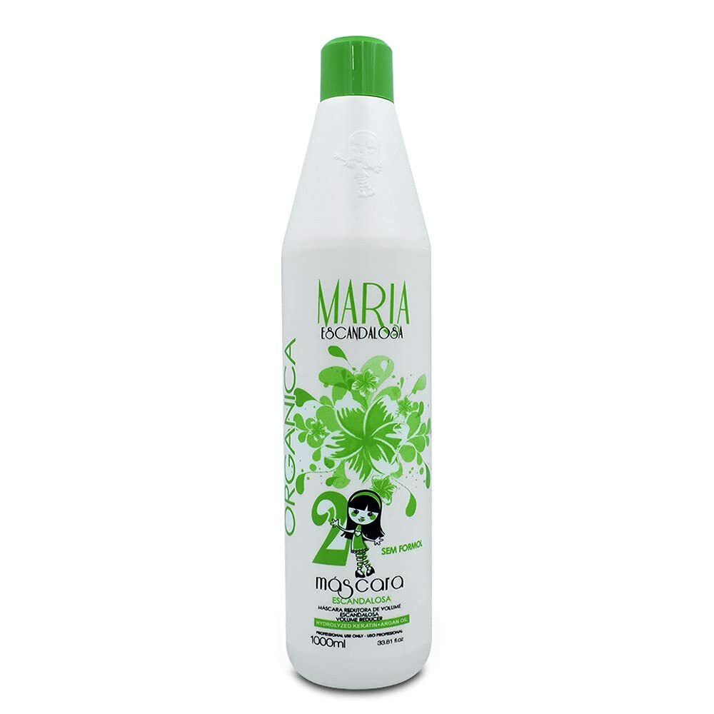 Maria Escandalosa Organic Progressive Brazilian Keratin Smoothing 2x1L 3 Day USA