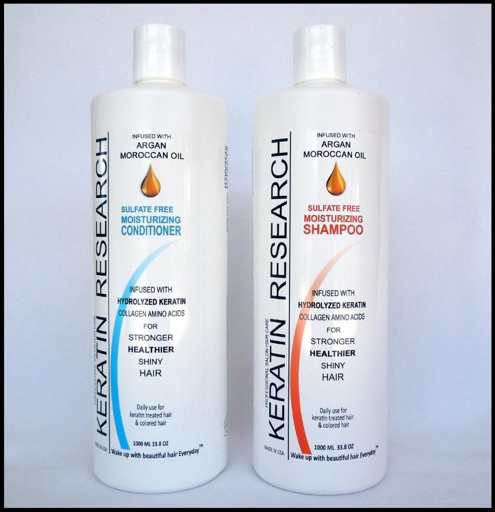 Sulfate Free Shampoo and Conditioner Keratin Treatment After Care 2 Liters USA