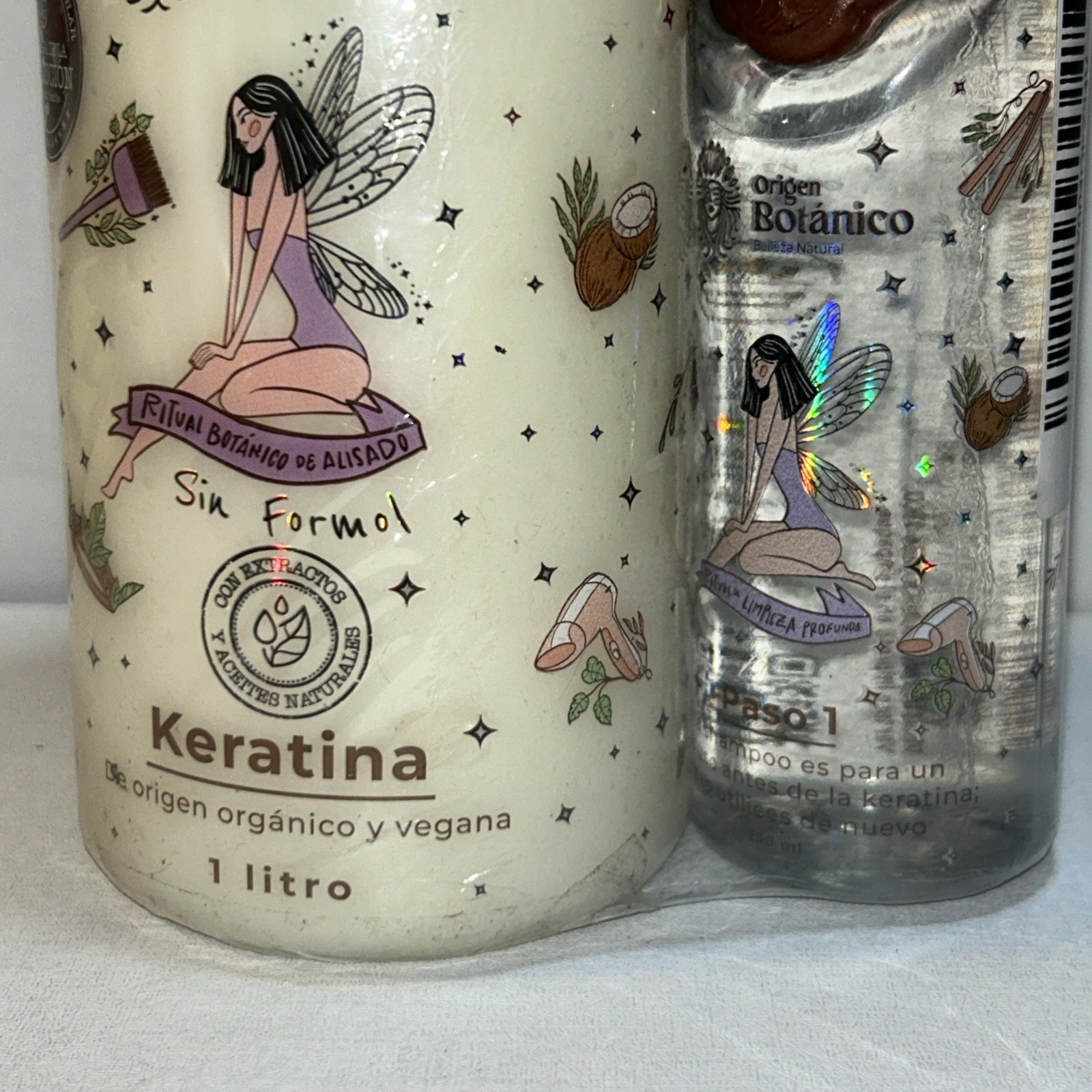 Sealed Origen Botanico Keratina Hair Treatment Set, 1 Liter Keratin