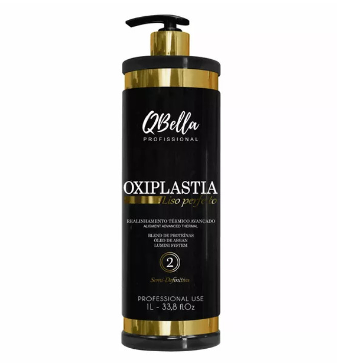 QBella Oxiplastia Liso Perfeito Step 2 | Perfect Smooth Hair Treatment | 1000 mL