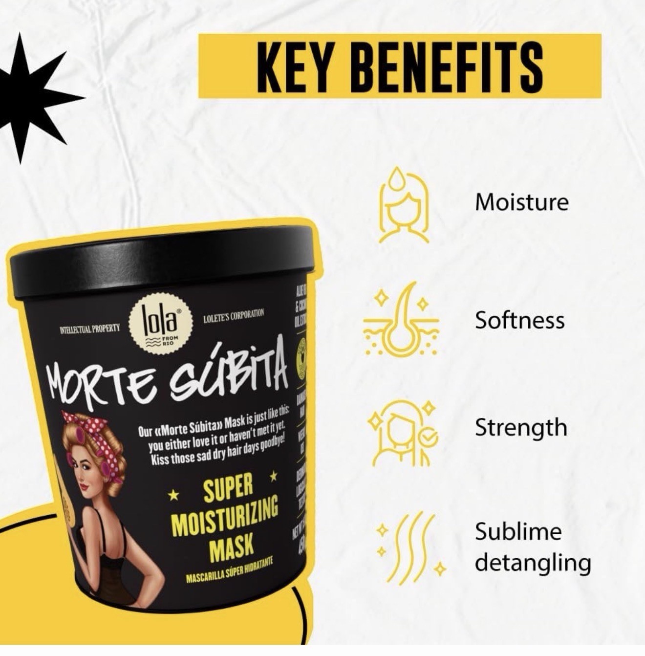 Morte Subita Repair Hydrating Hair Mask 450g – Lola Cosmetics