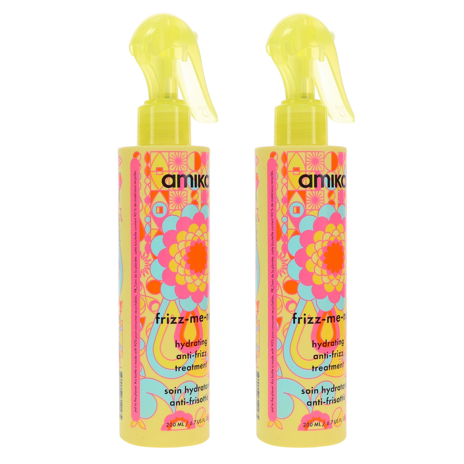Amika Frizz-Me-Not Hydrating Anti-Frizz Treatment 6.7 oz 2 Pack