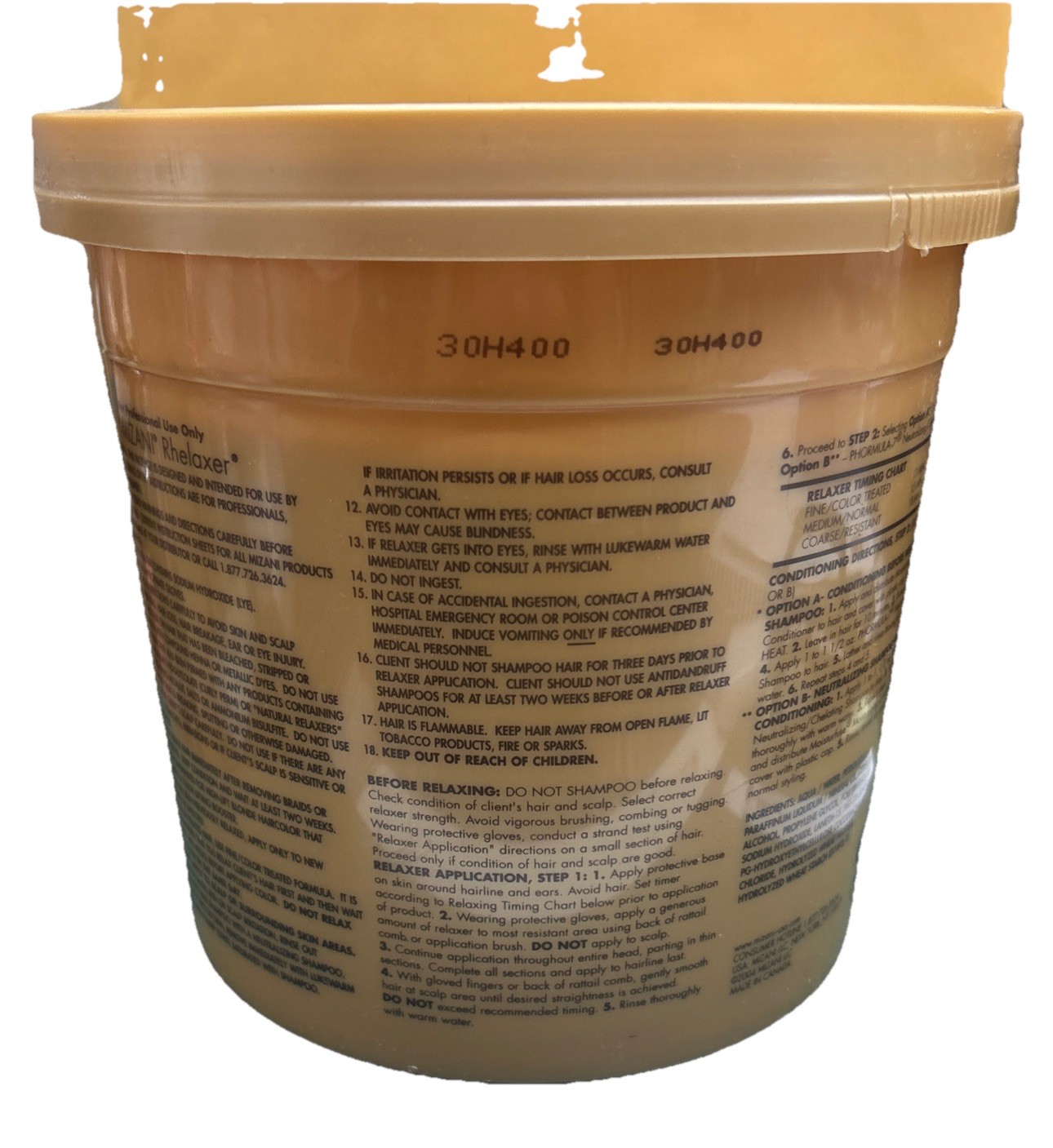 Mizani Butter Blend Relaxer Fine/Color-Treated 4 lb