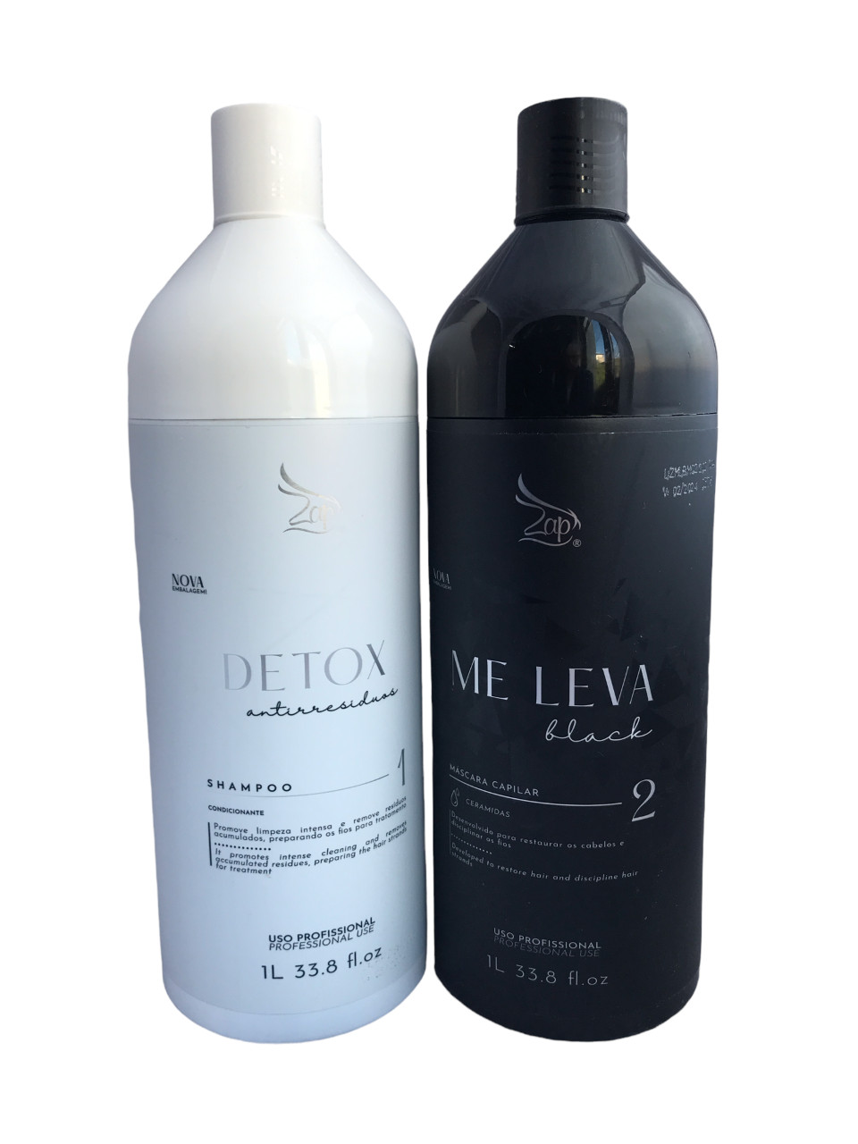ZAP ME LEVA KERATIN HAIR SMOOTHING TREATMENT SET 1000ml 33,8fl.Oz.