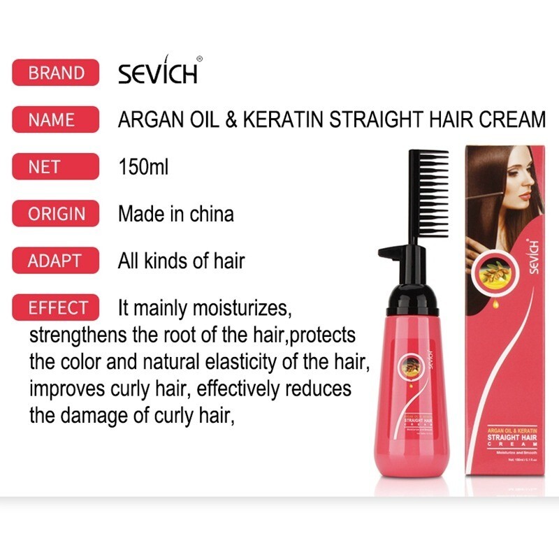 Keratin Treatment Hair Fast Smoothing Collagen Hair Straightening Cream Woman