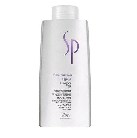 DUO Wella Professionals SP Repair Shampoo 1000ml & Mask 400ml for Damaged Hair