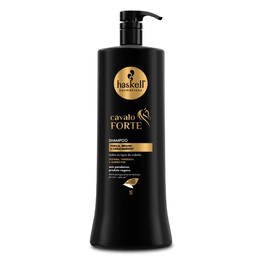 Kit Haskell Cavalo Forte Shampoo + Conditioner + Mask + Leave-in + Serum