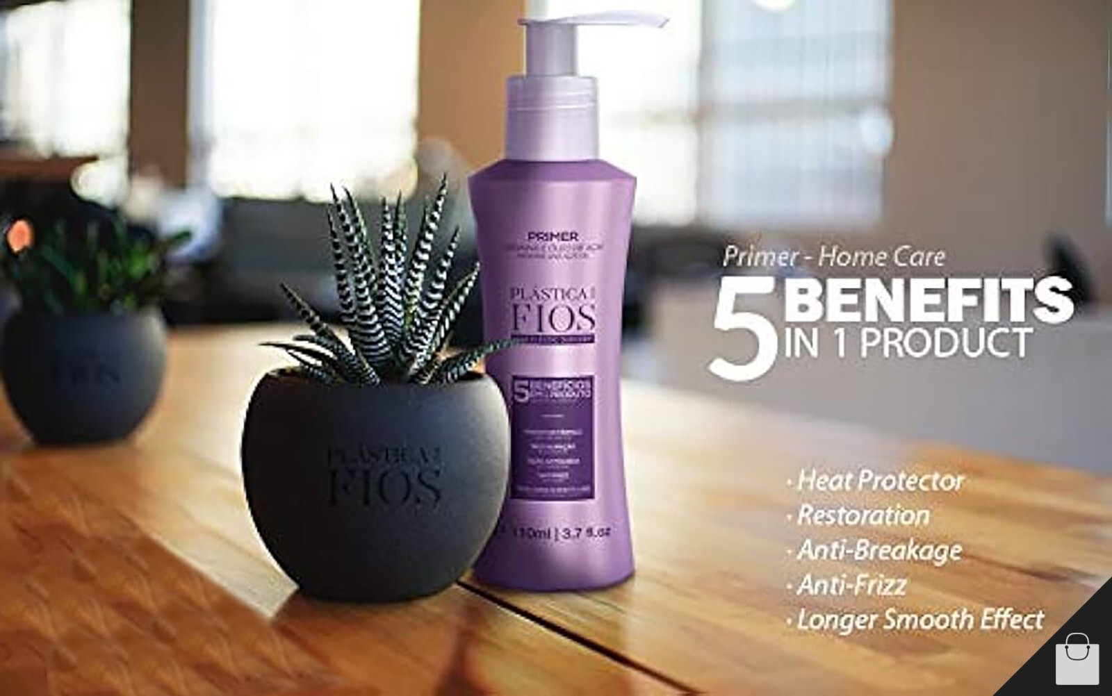 Cadiveu Plastica dos Fios Primer Leave-in Smoothing Hair Treatment 110ml 3.7oz