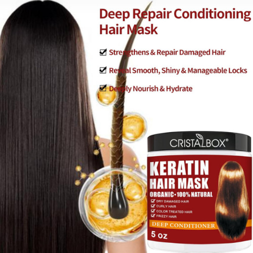 2 Keratin Treatment Hair Straightening Cream Fast Smoothing For Deep Curly Hair
