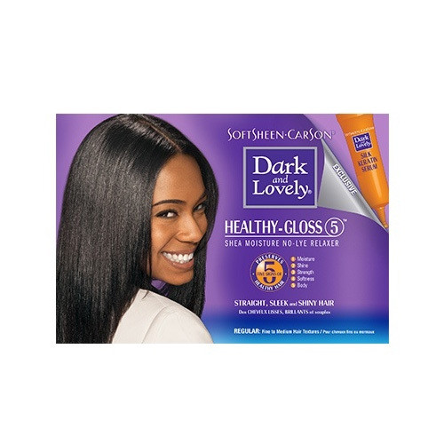 Dark and Lovely Healthy Gloss 5 Shea Moisture No-Lye Relaxer – Regular