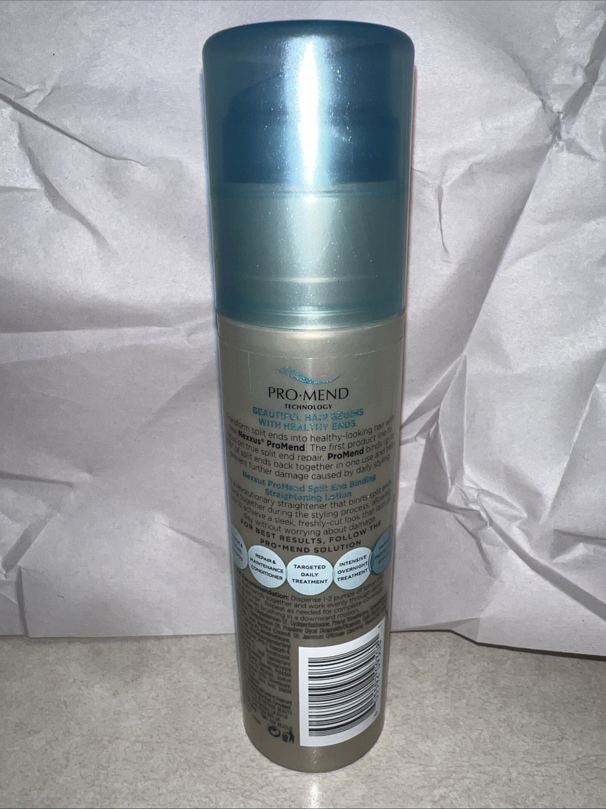 Nexxus Pro-Mend Split End Binding Straightening Lotion Styling Hair Treatment