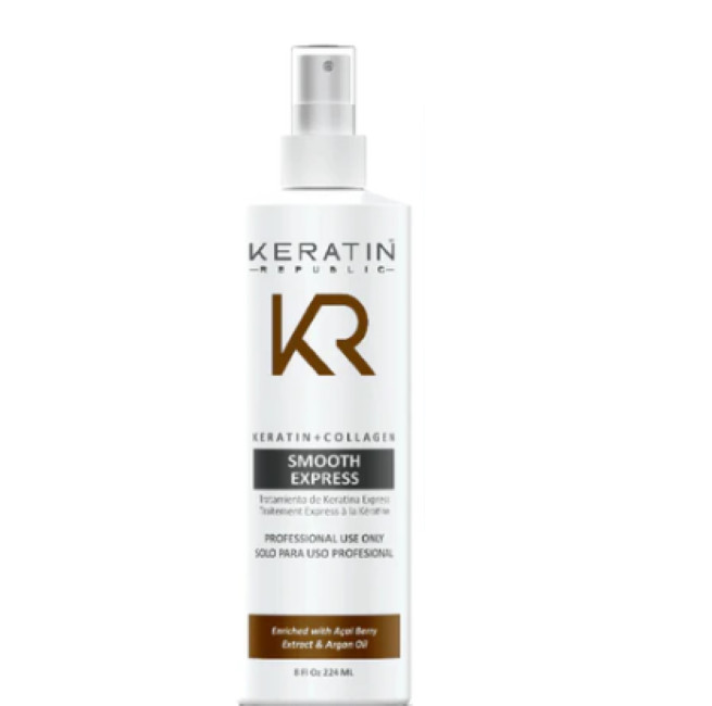 Keratin Republic Smooth Express Treatment – results last 4 to 6 weeks