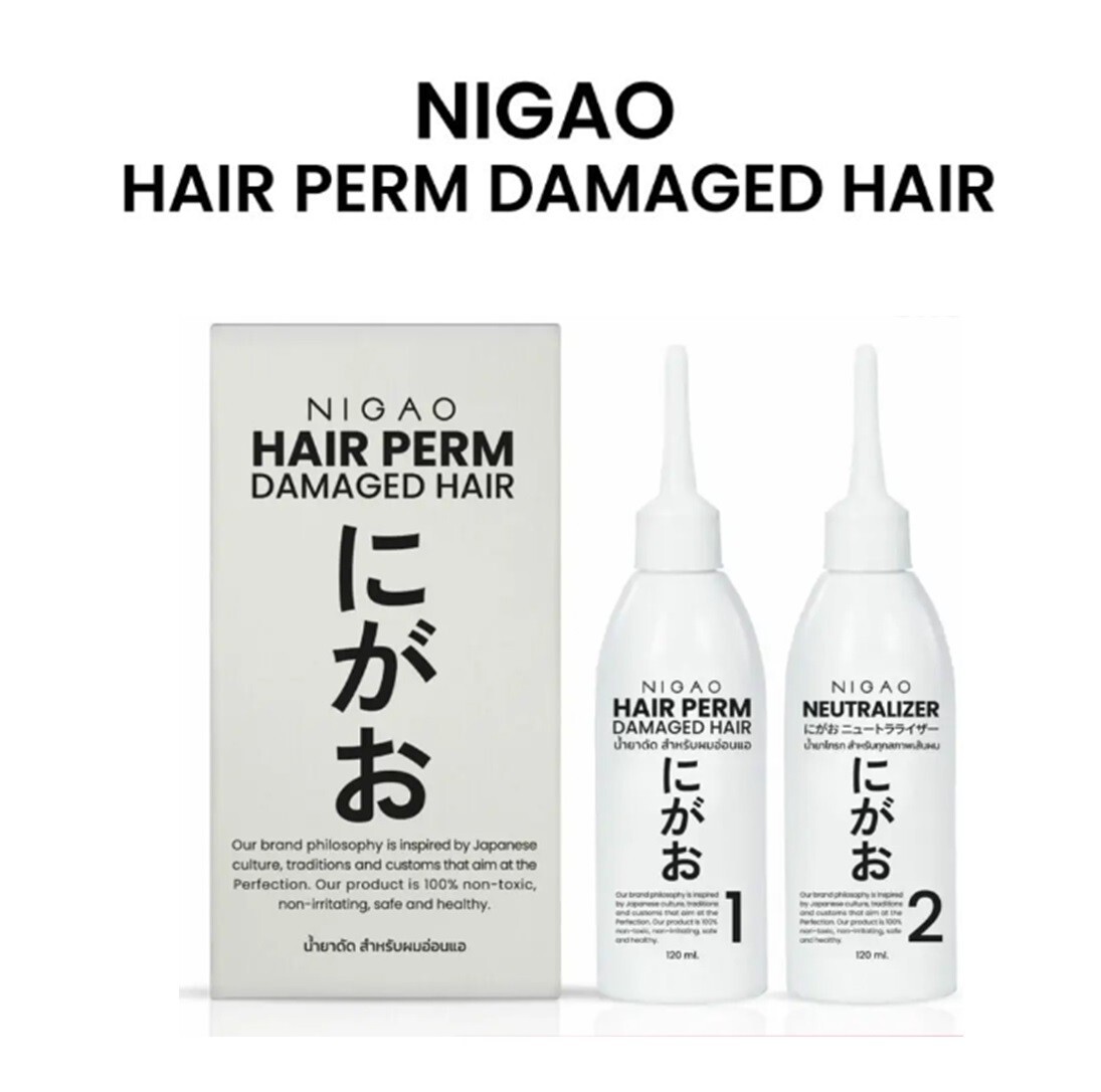 NIGAO Hair Perm Curling Japan Silk Keratin Nourish Damaged Sensitized Formula