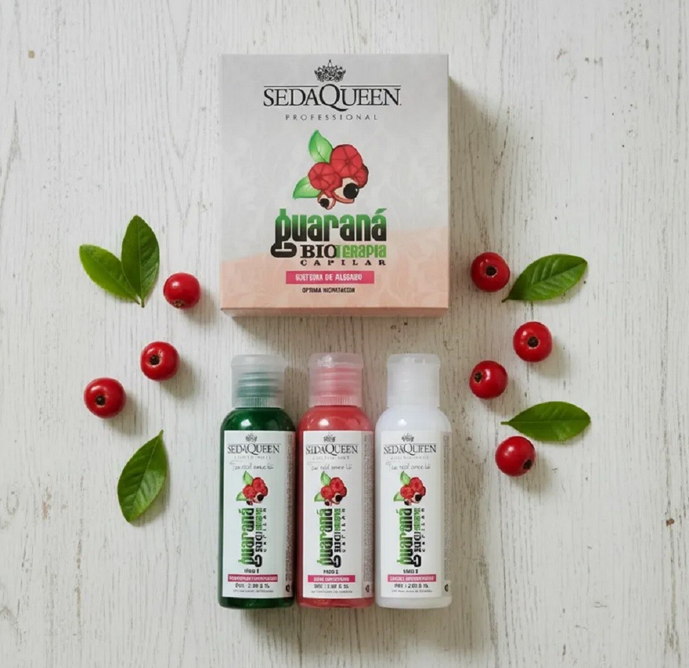 2 Kits Hair Surgery Seda Queen Bioterapia Guarana 50 ml (3 steps) Hydration