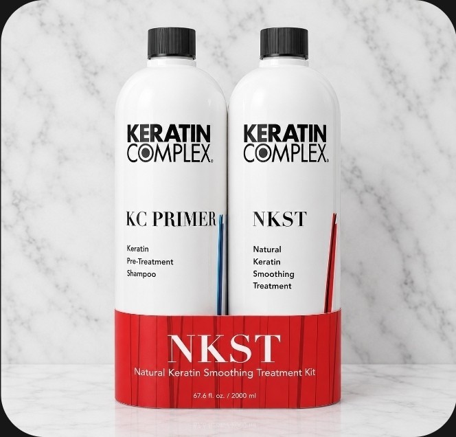 Keratin Complex KC Primer Pre-Treatment Shampoo & NKST Treatment 67.6 oz Total